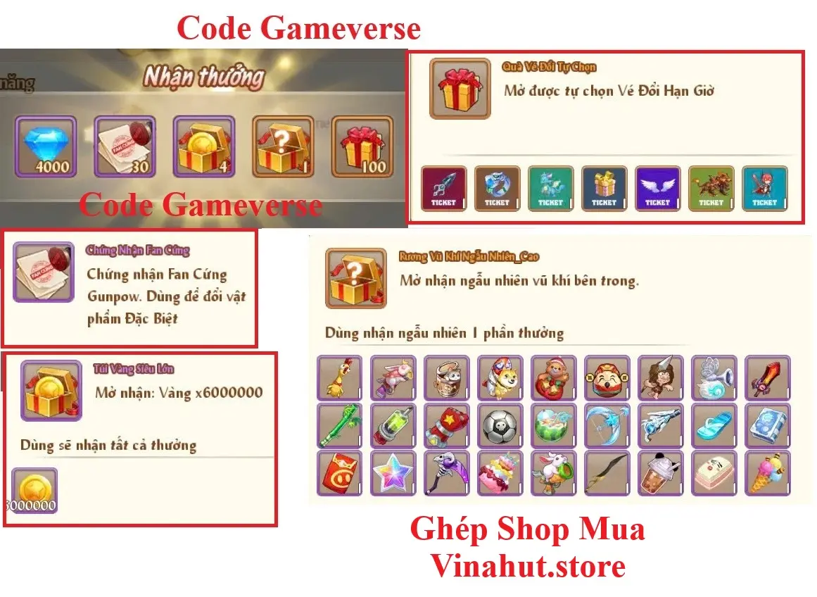 Code Gameverse còn ít mình bán 20k