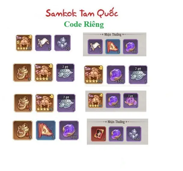 Bộ 8 Code Riêng